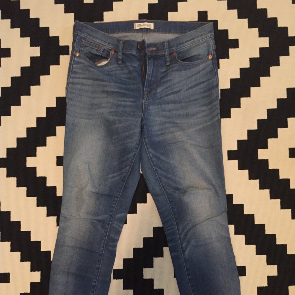 Madewell 9’ high rise skinny jeans